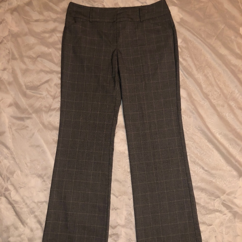 New York & Company Grey Stripped Pants